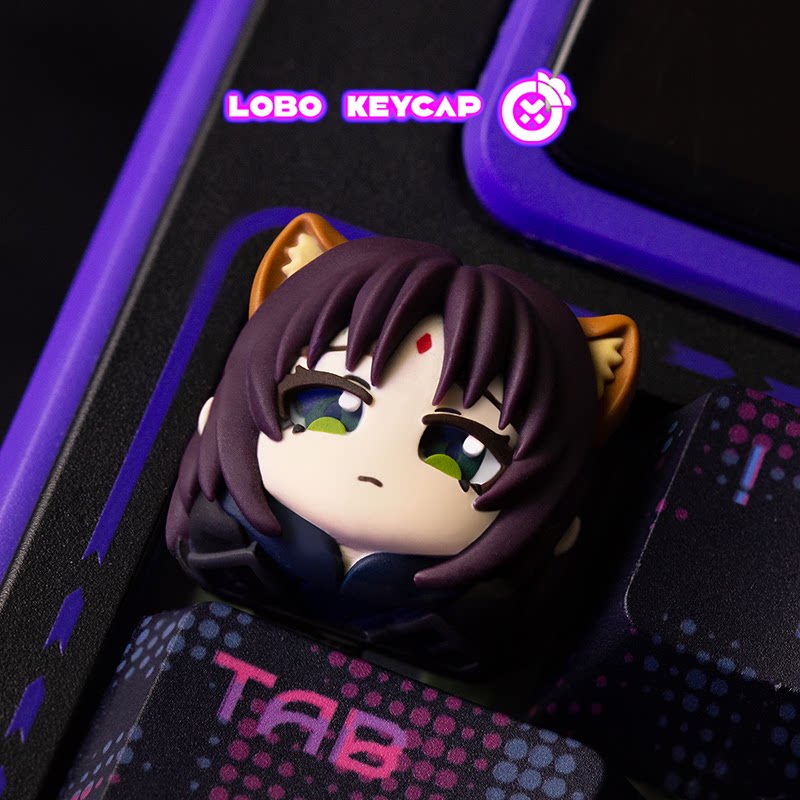 Keycap Artisan Anime - Lobo Keycap Creative Anime Artisan Keycap