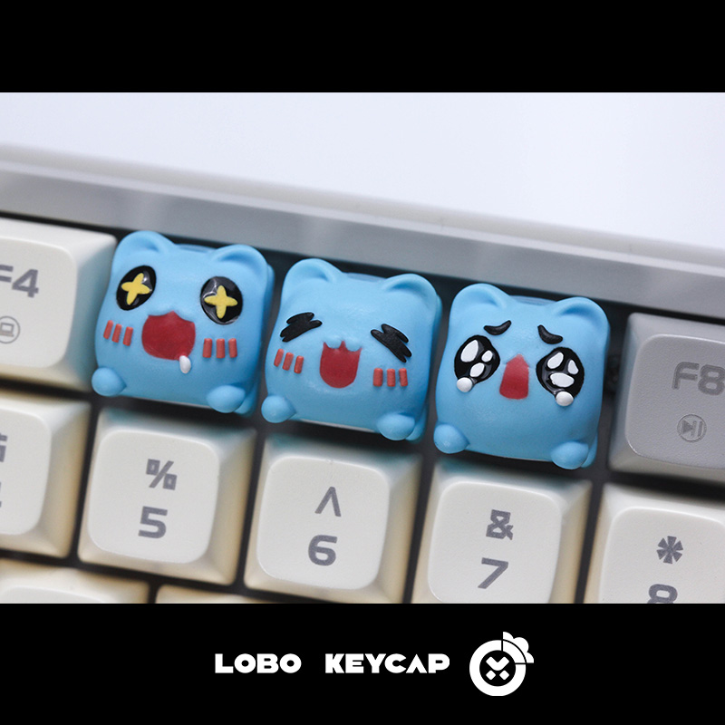 Keycap Artisan Anime - Lobo Original Artisan Trendy Keycap Anime
