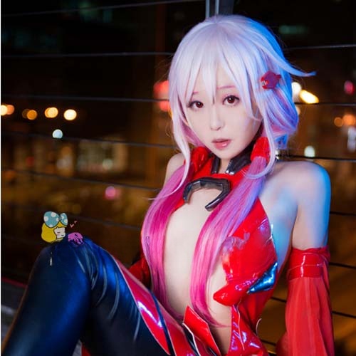 Cosplay Wig Colored - Evil Crown Inori Cosplay Wig Tee-layer