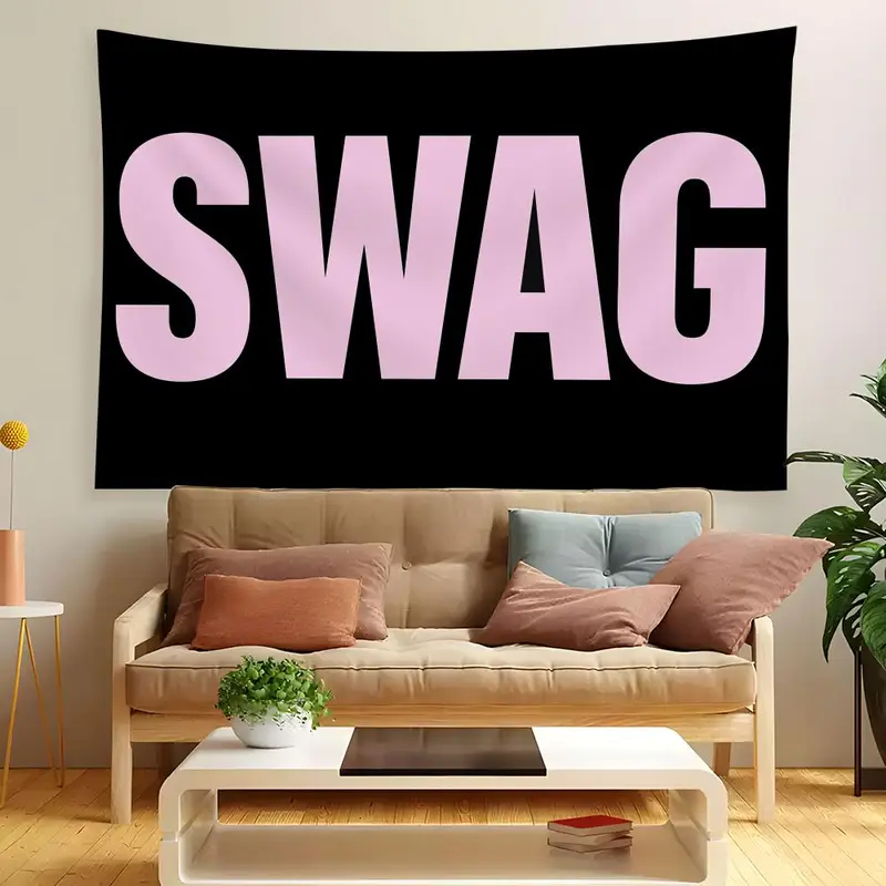 VIKAMA SWAG Hip-Hop Minimalist - Wall Scroll Tapestry recension och pris