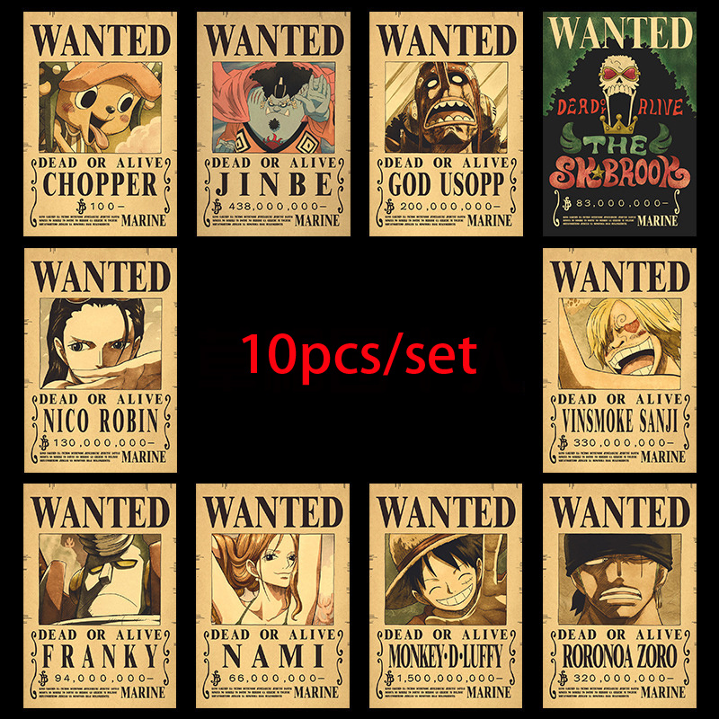 10pcs Anime One Piece Luffy 3  - Zoro Anime Merchandise recension och pris
