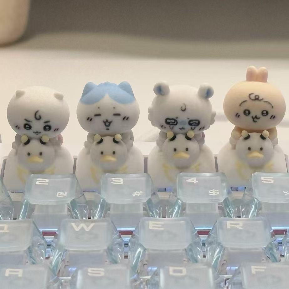 cute Momonga Chiikawa Series Q - Keycap Artisan Anime recension och pris
