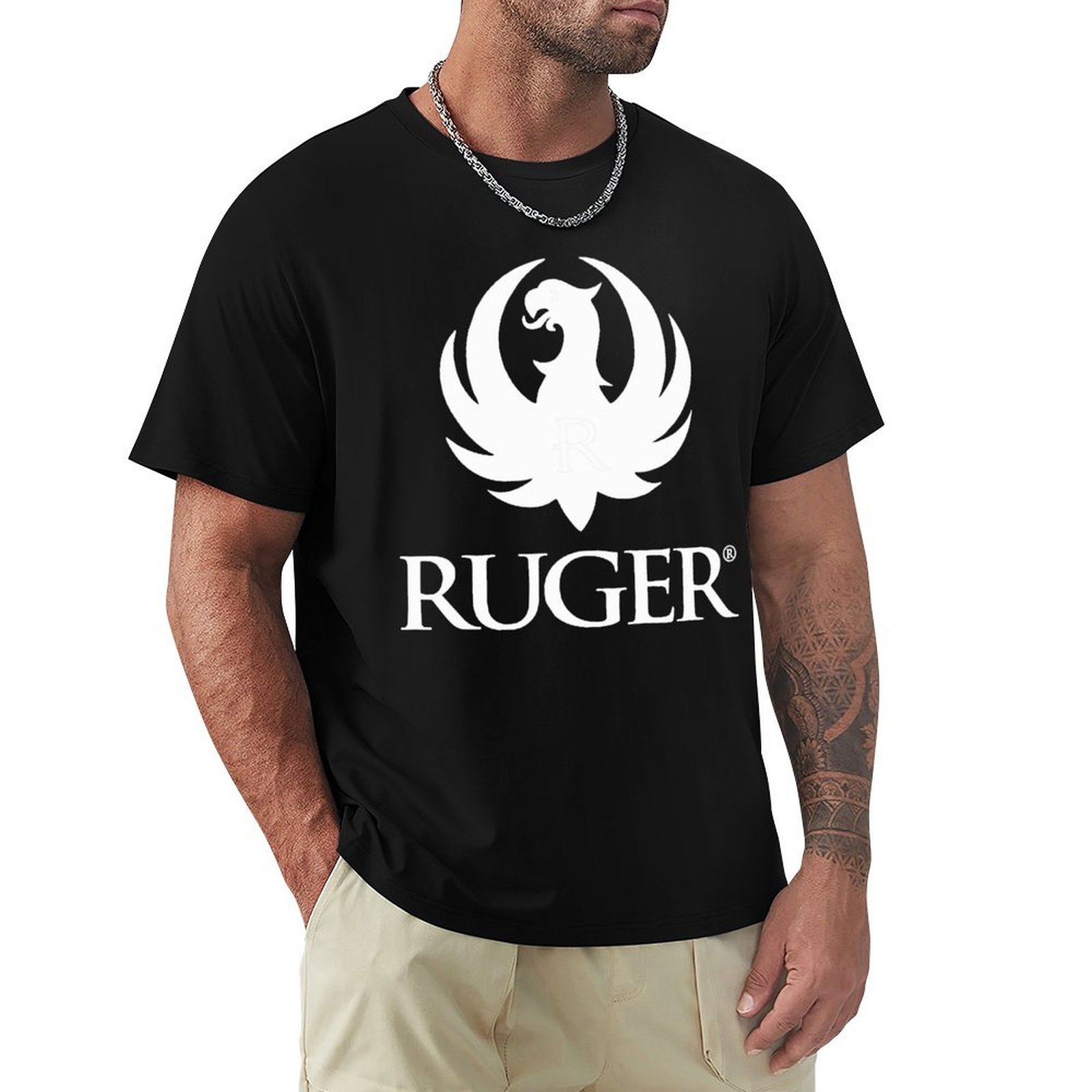 R.uger Logo Merchandise T-Shir - R/Anime Merchandise recension och pris