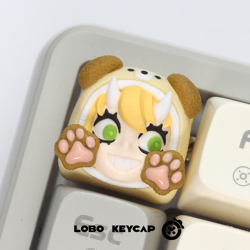 Lilith Cat Dog Style Artisan R - Keycap Artisan Anime recension och pris