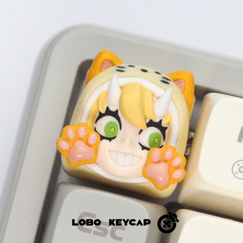 Lilith Cat Dog Style Artisan R - Keycap Artisan Anime recension och pris