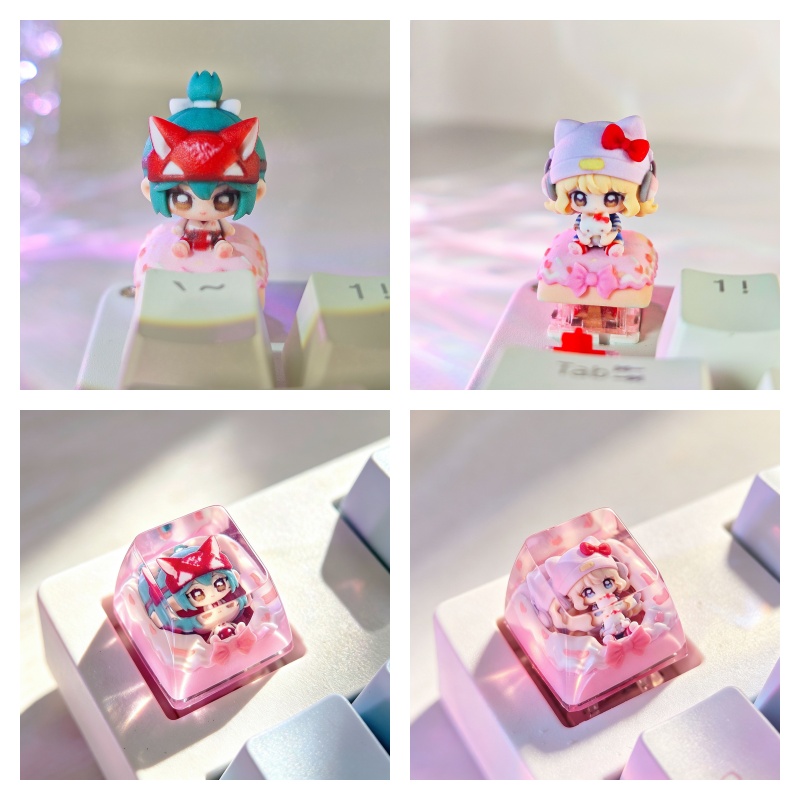 Doujin Merch Cute Cake Kiriko  - Keycap Artisan Anime recension och pris