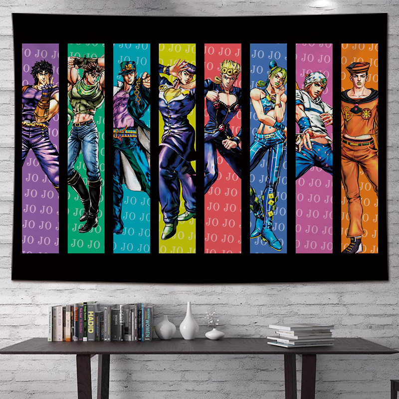 New Anime Jotaro Tapestry Wall - Wall Scroll Tapestry recension och pris