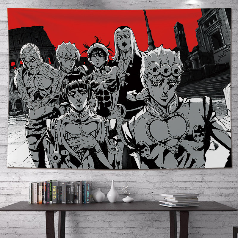 New Anime Jotaro Tapestry Wall - Wall Scroll Tapestry recension och pris