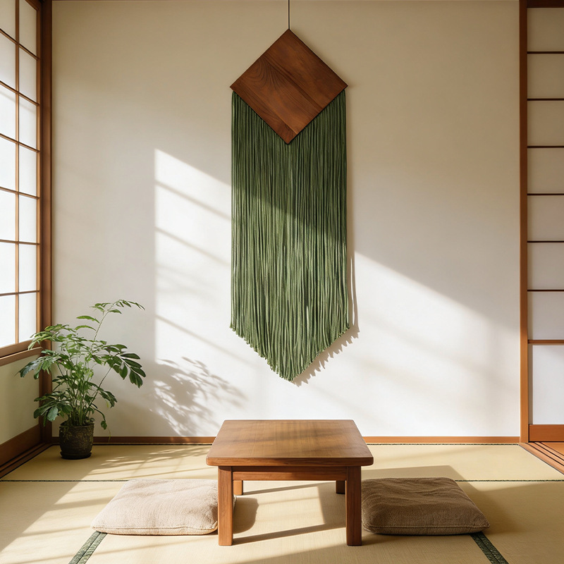 Bohemian Cotton Rope Woven Tap - Wall Scroll Tapestry recension och pris