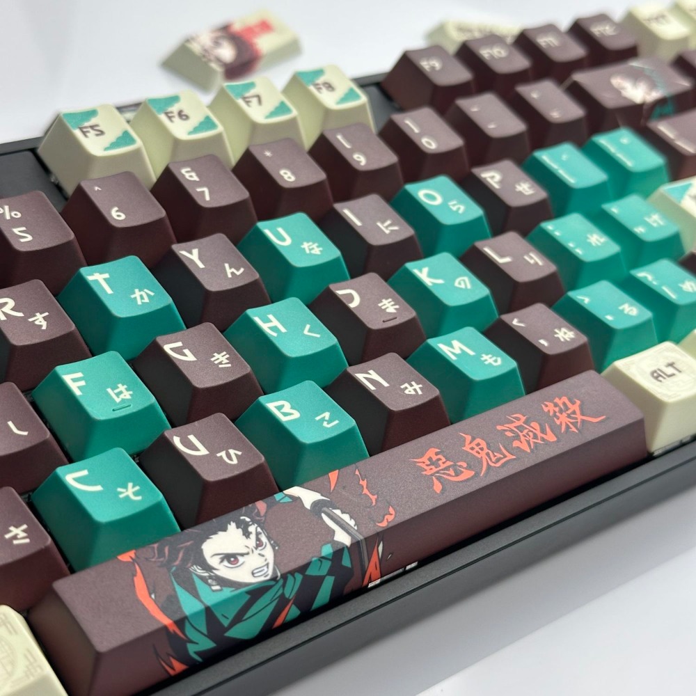 Demon Slayer Keycaps Tanjiro K - Keycap Artisan Anime recension och pris