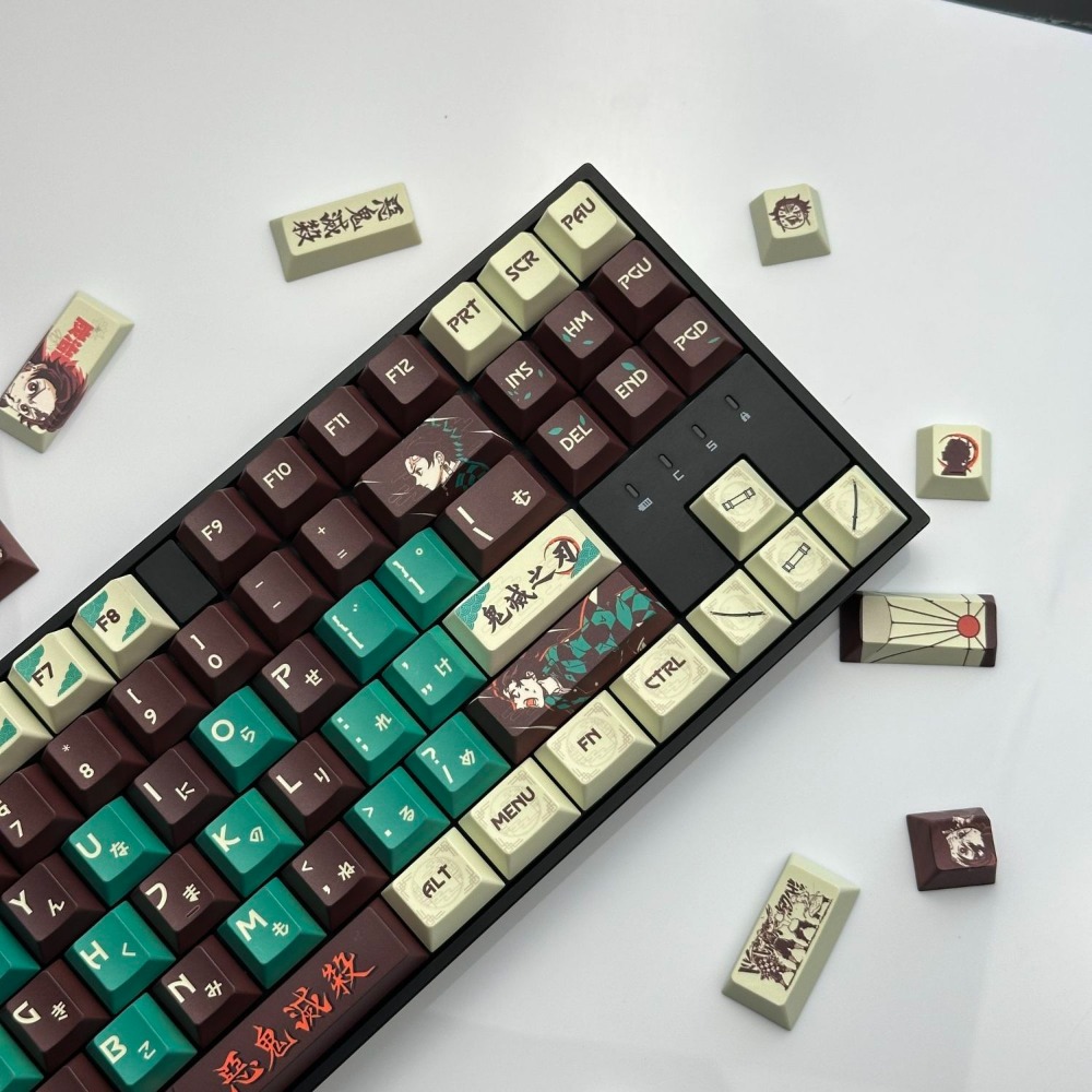 Demon Slayer Keycaps Tanjiro K - Keycap Artisan Anime recension och pris