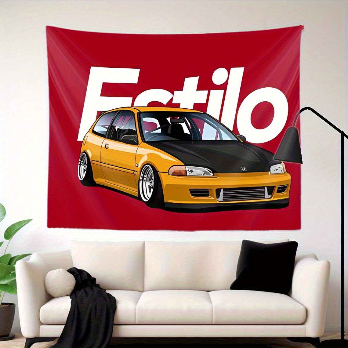 Automotive Tapestry Honda Civi - Wall Scroll Tapestry recension och pris