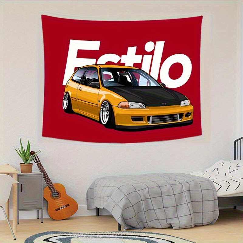 Automotive Tapestry Honda Civi - Wall Scroll Tapestry recension och pris