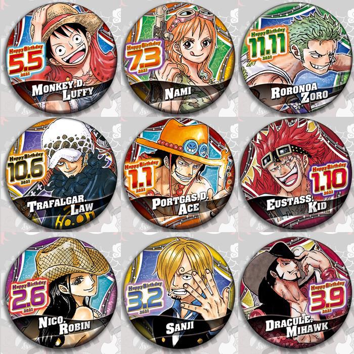 One Piece Anime Badge Pin Set  - Zoro Anime Merchandise recension och pris